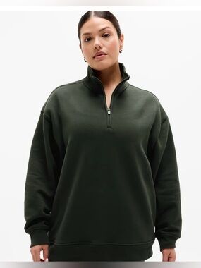 ATHLETA Forever Fleece 1/4 Zip Sweatshirt
